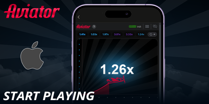 Start playing Aviator India on iOS